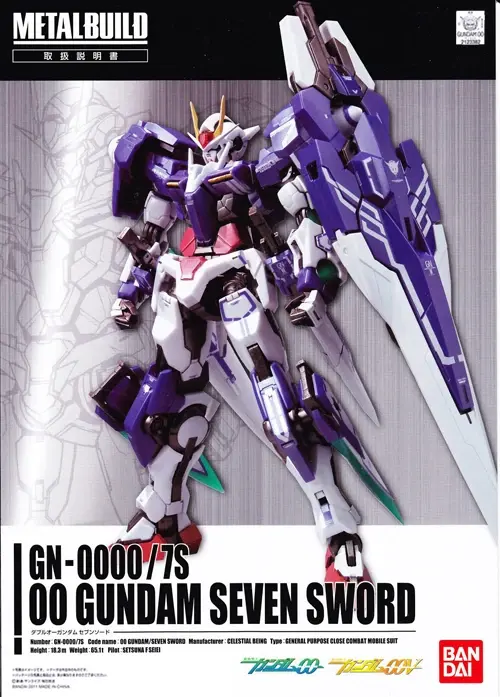 Metal Build 强袭自由 / 00高达七剑